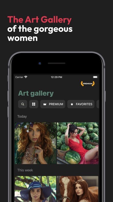 Emulate iPhone app NYMF: Nude Fantasy Art Project using MyAndroid