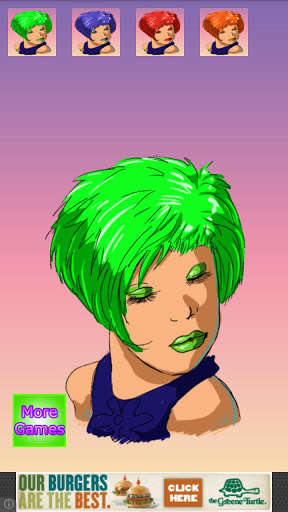 Run android online APK Nyoka New Hair Color from MyAndroid or emulate Nyoka New Hair Color using MyAndroid