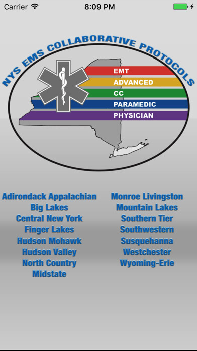 Emulate iPhone app NYS EMS Collaborative Protocols using MyAndroid Emulate iPhone app NYS EMS Collaborative Protocols using MyAndroid