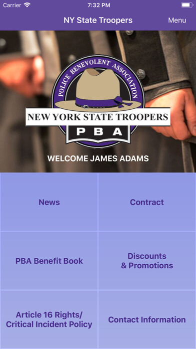 Emulate iPhone app NY State Troopers using MyAndroid
