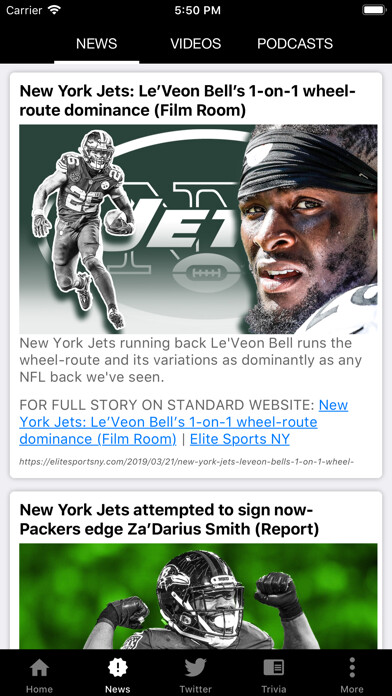 Emulate iPhone app NY UltimateFan using MyAndroid Emulate iPhone app NY UltimateFan using MyAndroid