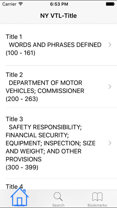 Emulate iPhone app NY Vehicle and Traffic Code using MyAndroid Emulate iPhone app NY Vehicle and Traffic Code using MyAndroid