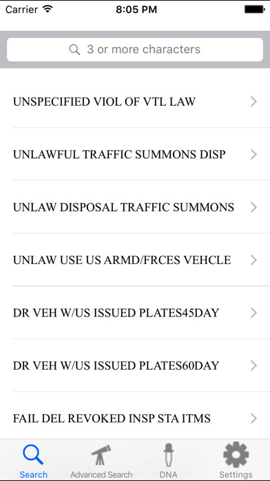 Emulate iPhone app NY Vehicle and Traffic Law using MyAndroid Emulate iPhone app NY Vehicle and Traffic Law using MyAndroid