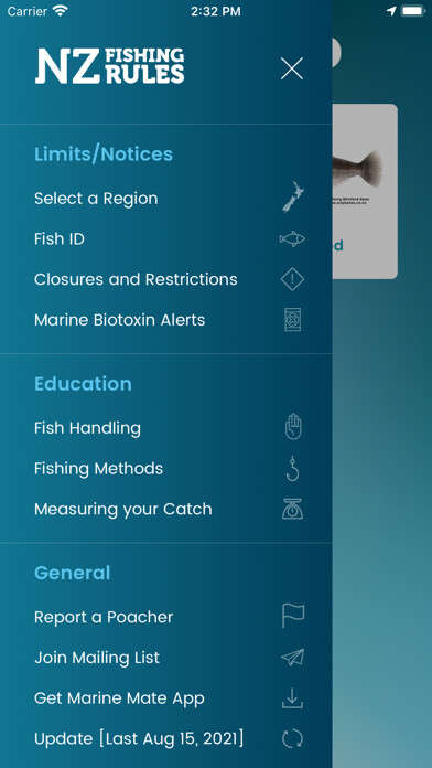 Run android online APK NZ Fishing Rules from MyAndroid or emulate NZ Fishing Rules using MyAndroid