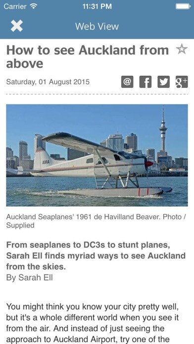 Emulate iPhone app NZ News - New Zealand using MyAndroid