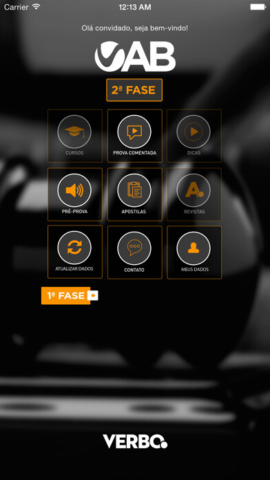 Emulate iPhone app OAB Verbo using MyAndroid