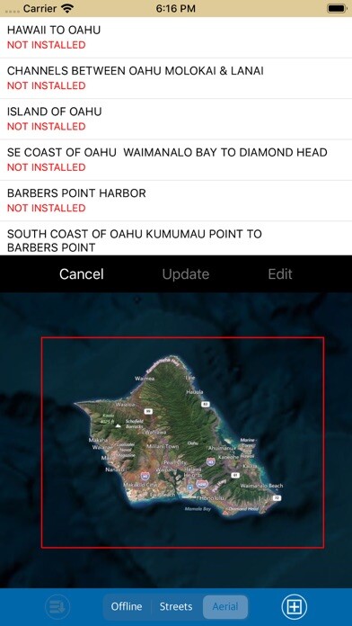 Emulate iPhone app Oahu (Hawaii) – Marine GPS Map using MyAndroid