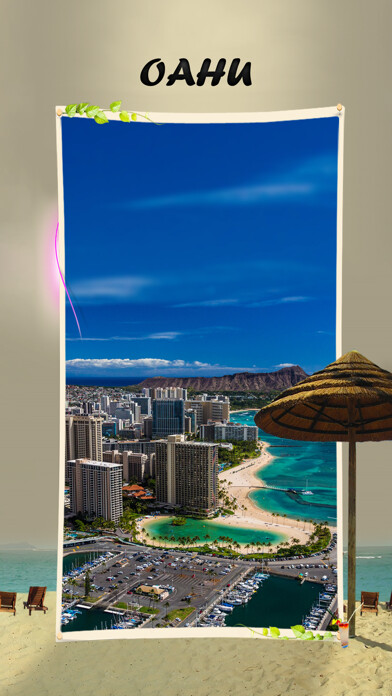 Emulate iPhone app Oahu Offline Travel Guide using MyAndroid