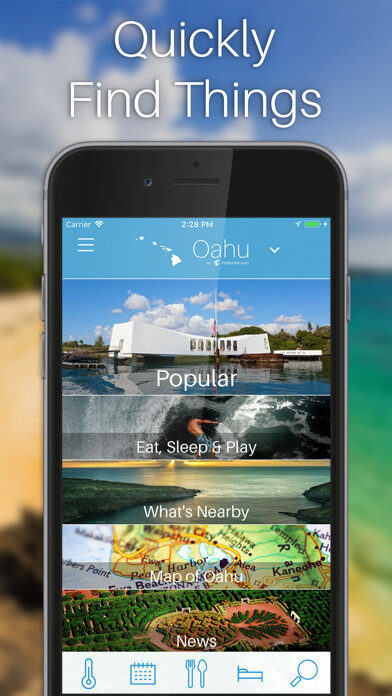 Emulate iPhone app Oahu Travel by TripBucket using MyAndroid Emulate iPhone app Oahu Travel by TripBucket using MyAndroid