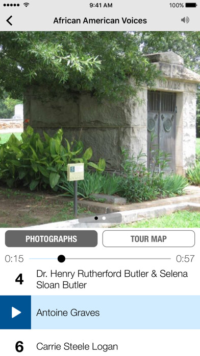 Emulate iPhone app Oakland Cemetery Audio Tours using MyAndroid Emulate iPhone app Oakland Cemetery Audio Tours using MyAndroid