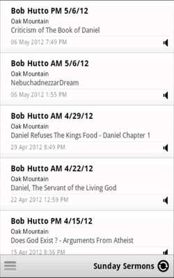 Emulate Android APK Oak Mountain Church of Christ