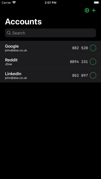 Emulate iPhone app OakOTP using MyAndroid