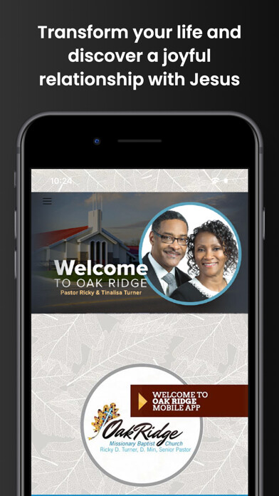 Emulate iPhone app Oak Ridge Missionary Baptist using MyAndroid Emulate iPhone app Oak Ridge Missionary Baptist using MyAndroid