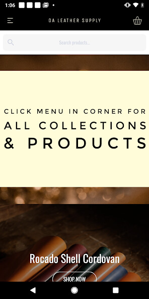 Emulate iPhone app OA Leather Supply using MyAndroid Emulate iPhone app OA Leather Supply using MyAndroid