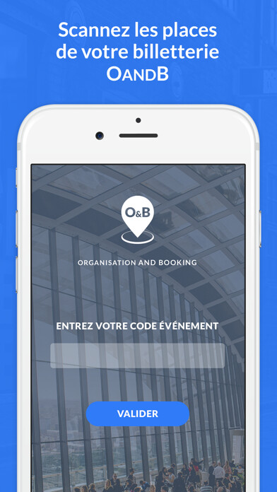 Emulate iPhone app OandB Billetterie using MyAndroid