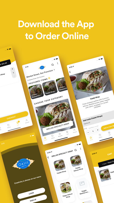 Emulate iPhone app Oasis Grill - Online Ordering using MyAndroid Emulate iPhone app Oasis Grill - Online Ordering using MyAndroid