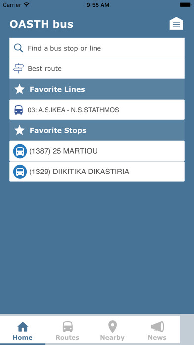 Emulate iPhone app OASTH Bus using MyAndroid Emulate iPhone app OASTH Bus using MyAndroid