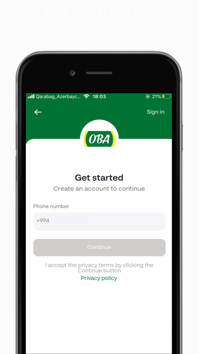 Emulate iPhone app OBA Market using MyAndroid