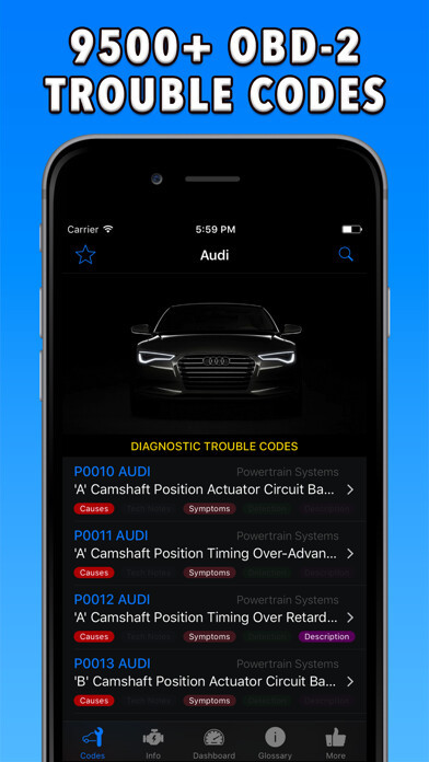 Emulate iPhone app OBD-2 Audi using MyAndroid