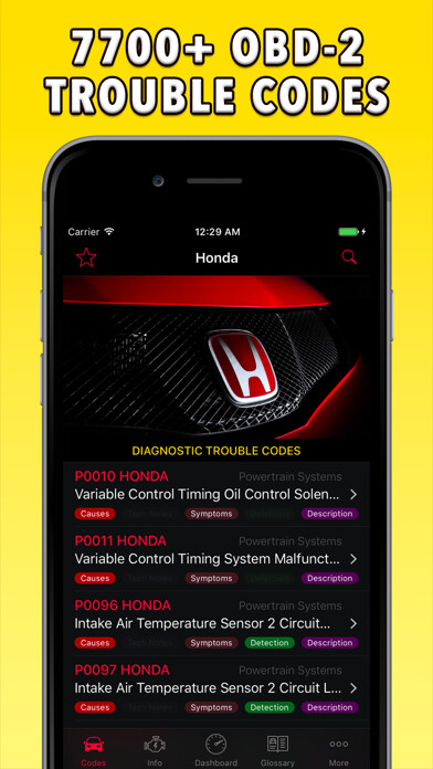 Emulate iPhone app OBD-2 Honda using MyAndroid