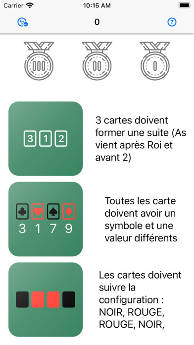 Emulate iPhone app Objectifs : Jeu de Cartes using MyAndroid