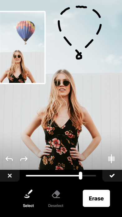 Emulate iPhone app Object Remover by Touch Up using MyAndroid