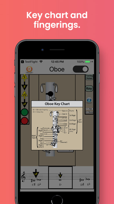 Emulate iPhone app Oboe Fingering & Tuning using MyAndroid Emulate iPhone app Oboe Fingering & Tuning using MyAndroid