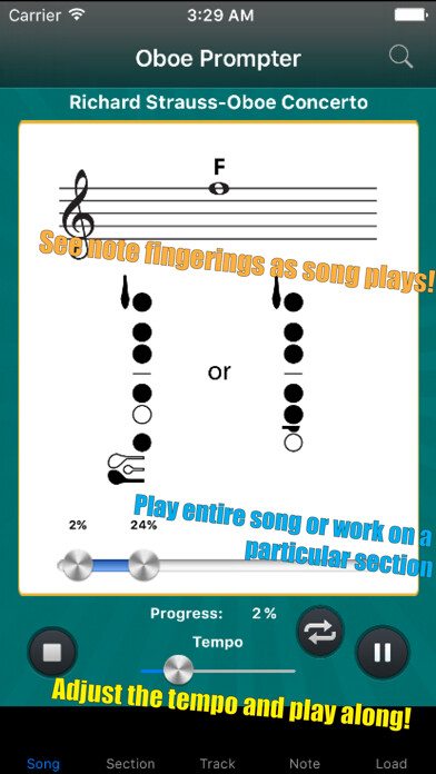 Emulate iPhone app Oboe Prompter using MyAndroid Emulate iPhone app Oboe Prompter using MyAndroid