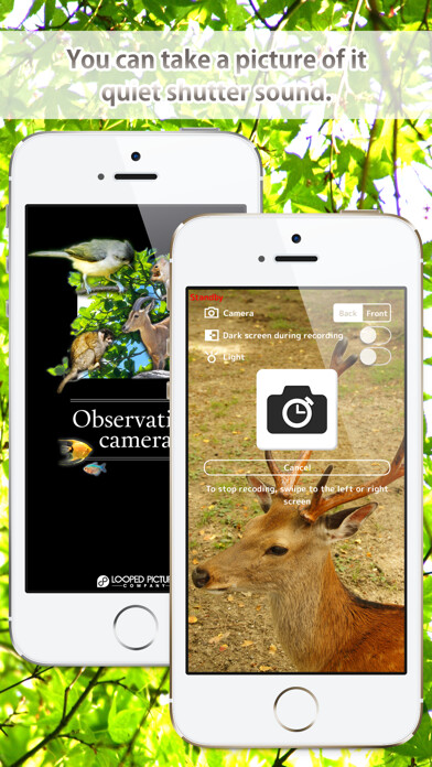 Emulate iPhone app Observation Camera (silent) using MyAndroid Emulate iPhone app Observation Camera (silent) using MyAndroid