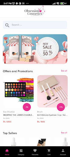 Run android online APK Obsession Cosmetics from MyAndroid or emulate Obsession Cosmetics using MyAndroid