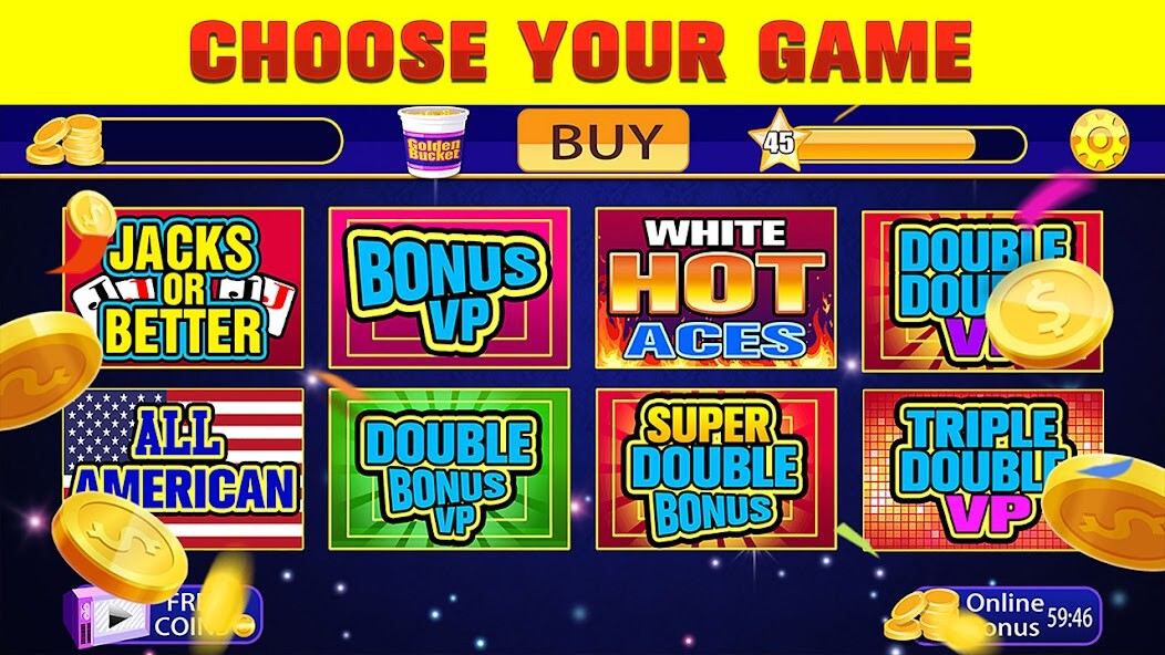 Run android online APK Occams Video Poker Las Vegas from MyAndroid or emulate Occams Video Poker Las Vegas using MyAndroid