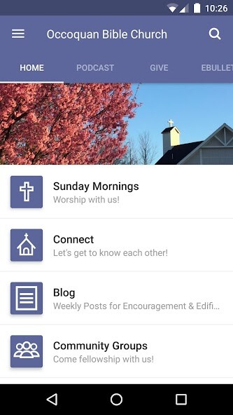 Run android online APK Occoquan Bible Church from MyAndroid or emulate Occoquan Bible Church using MyAndroid