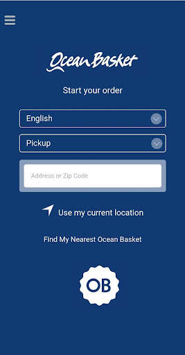 Run android online APK Ocean Basket Mauritius - delivery & takeaway from MyAndroid or emulate Ocean Basket Mauritius - delivery & takeaway using MyAndroid