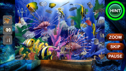 Emulate iPhone app Ocean Hidden Objects using MyAndroid