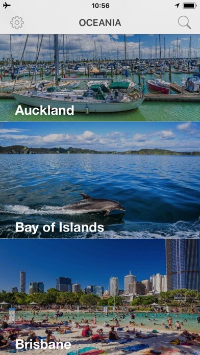 Emulate iPhone app Oceania Travel Guide Offline using MyAndroid