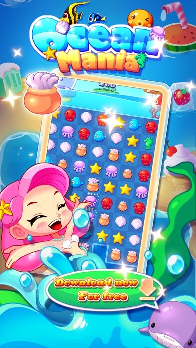 Emulate iPhone app Ocean Mania - Summer Game using MyAndroid Emulate iPhone app Ocean Mania - Summer Game using MyAndroid