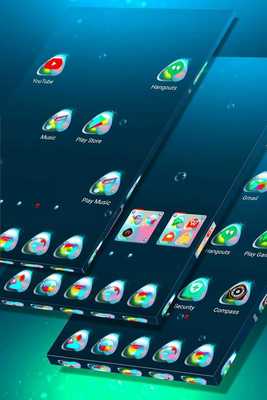 Emulate Android APK Ocean Pearl Launcher Theme