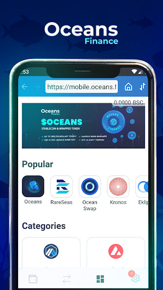 Run android online APK Oceans Finance Wallet from MyAndroid or emulate Oceans Finance Wallet using MyAndroid