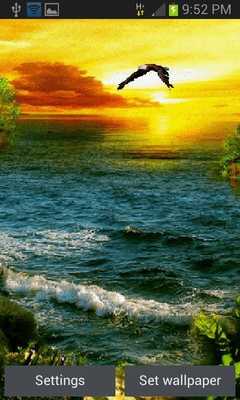 Emulate Android APK Ocean Waves LWP