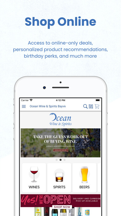 Emulate iPhone app Ocean Wine & Spirits using MyAndroid Emulate iPhone app Ocean Wine & Spirits using MyAndroid