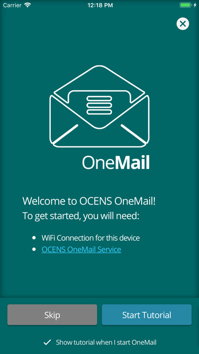 Emulate iPhone app OCENS OneMail using MyAndroid