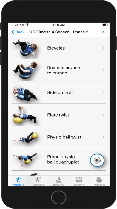 Emulate iPhone app OC Fitness 4 Soccer - Phase 2 using MyAndroid Emulate iPhone app OC Fitness 4 Soccer - Phase 2 using MyAndroid