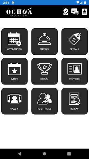 Run android online APK Ochoa Salon & Spa from MyAndroid or emulate Ochoa Salon & Spa using MyAndroid Run android online APK Ochoa Salon & Spa from MyAndroid or emulate Ochoa Salon & Spa using MyAndroid