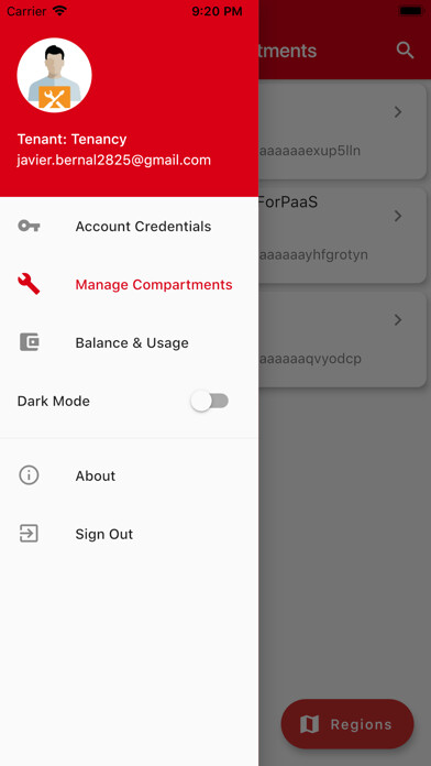 Emulate iPhone app OCI Monitor for Oracle Cloud using MyAndroid Emulate iPhone app OCI Monitor for Oracle Cloud using MyAndroid