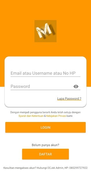 Run android online APK OCM-JEK from MyAndroid or emulate OCM-JEK using MyAndroid
