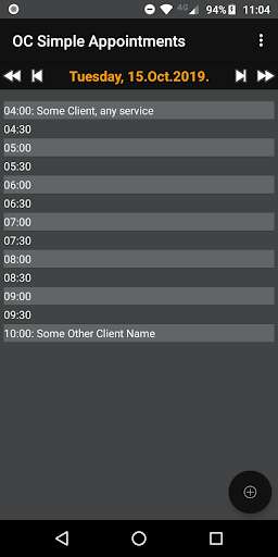 Run android online APK OC Simple Appointments from MyAndroid or emulate OC Simple Appointments using MyAndroid