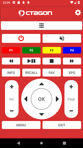 Run android online APK OCTAGON SX RCU from MyAndroid or emulate OCTAGON SX RCU using MyAndroid