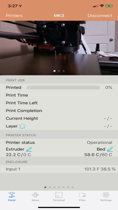 Emulate iPhone app OctoPod for OctoPrint using MyAndroid Emulate iPhone app OctoPod for OctoPrint using MyAndroid