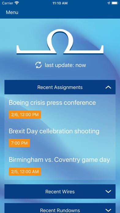 Emulate iPhone app Octopus Newsroom Client using MyAndroid