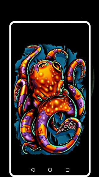 Emulate Android APK Octopus Wallpaper
